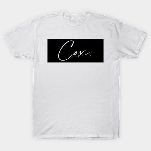 Cox Name, Cox Birthday T-Shirt